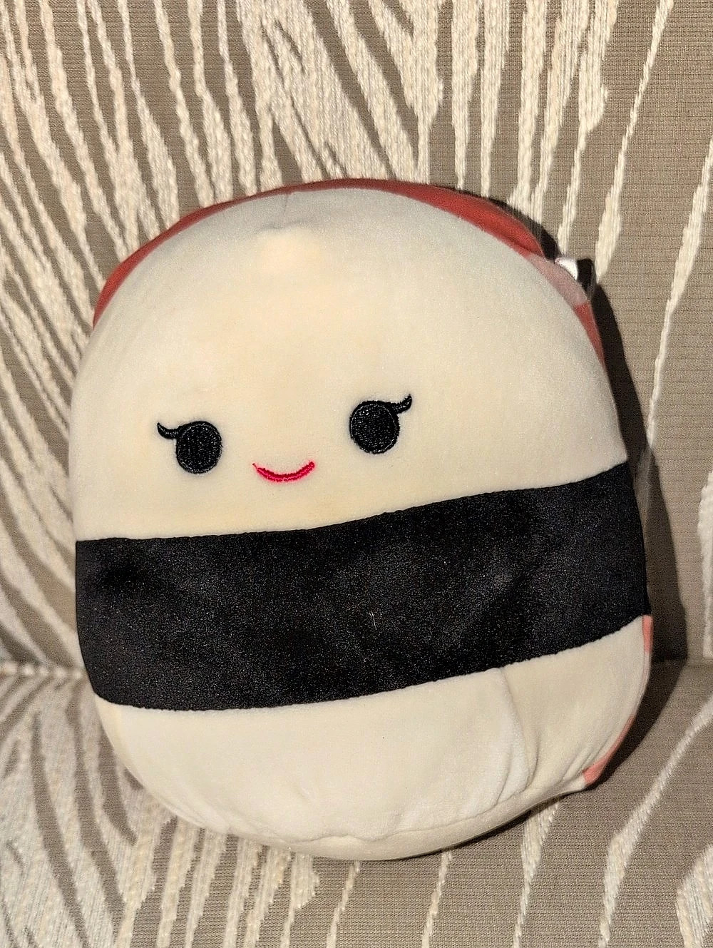 Squishmallows Solenn the Salmon Sushi Pink & Black Plush